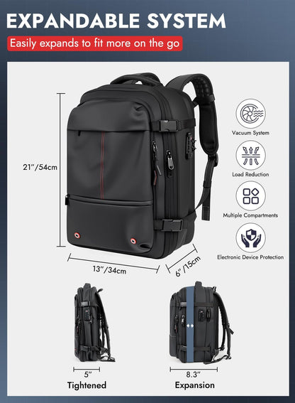 Travel Vacuum Backpack with Pump